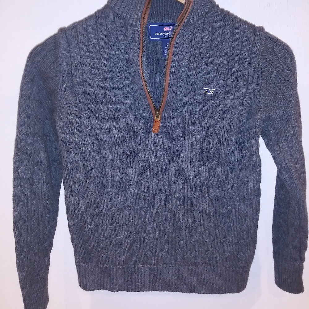 Boys Vineyard Vine zipper sweater